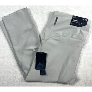 RBX Capri Length Legging Activewear Light Gray Size Large NEW